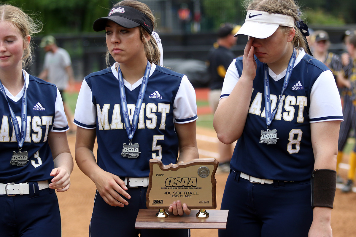 Cascade Marist Catholic 4A softball final Dan Brood 47